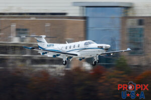 N48TS 2017 Pilatus PC-12 PC12 PDK (KPDK) Peachtree Dekalb airport Atlanta Georgia Photo Date: 11-21-2025
