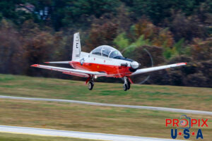 US Navy 6162 Beechcraft T6B Texan II PDK (KPDK) Peachtree Dekalb airport Atlanta Georgia Photo Date: 11-21-2025