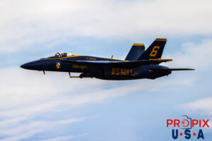 Blue Angels 2026 #6. Maj. Scott Laux (Opposing Solo) Boeing FA-18 Super Hornet Aircraft code: F18 Airport code(s): VDI, KVDI Photo date: 4-25-2026