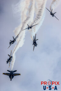 Blue Angels 2026 #1. Capt. Adam Bryan (Commanding Officer) #2. Lt. Cam Schneider (Right wing) #3. Lt. Chris Houben (Left Wing) #4. Lt. Col. Brandon Wilkins (Slot) #5. Lcdr. Connor O'Donnell (Lead Solo) #6. Maj. Scott Laux (Opposing Solo) Boeing FA-18 Super Hornet Aircraft code: F18 Airport code(s): VDI, KVDI Photo date: 4-25-2026