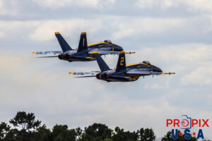 Blue Angels 2026 #1. Capt. Adam Bryan (Commanding Officer) #2. Lt. Cam Schneider (Right wing) Boeing FA-18 Super Hornet Aircraft code: F18 Airport code(s): VDI, KVDI Vidalia Georgia Photo date: 4-25-2026