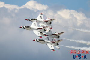 2026 U.S. Air Force Thunderbirds USAF #1 Lt Col Alexander Prevendar: Commander #2 Maj Joshua Burress: Left Wing #3 Maj Brandon Maxson: Right Wing #4 Lt Col Tyler Clark: Slot Lakeland Linder Airport Florida Aircraft code: F16 Airport code(s): LAL KLAL Photo date: 4-18-2026